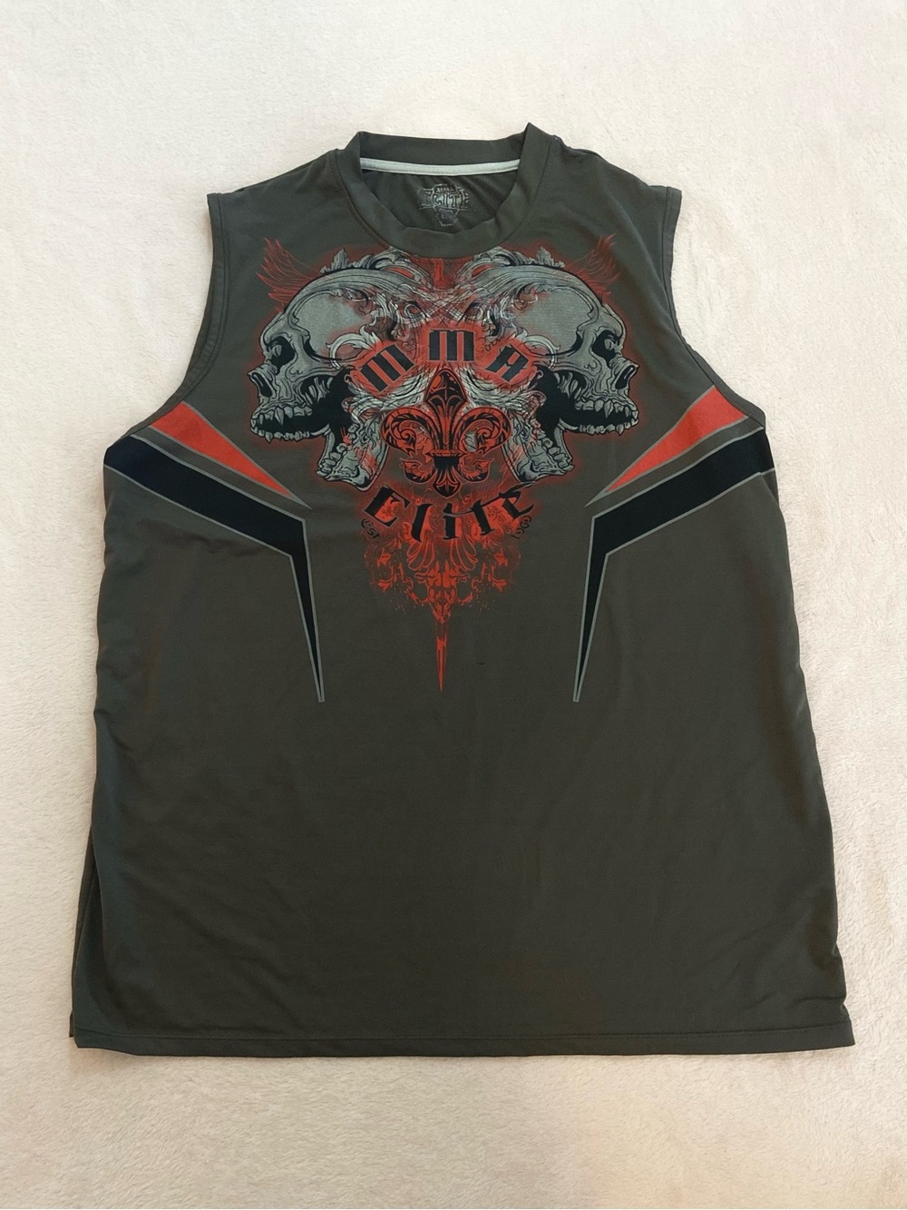 y2k mma elite graphic tanktop muscle shirt
